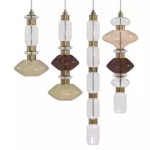 Ballet Pendant Lamp 3D model