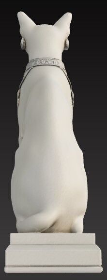 Victorian Style  Egyptian Cat Sculpture 3D Model STL FBX OBJ GLB 3D print model_9