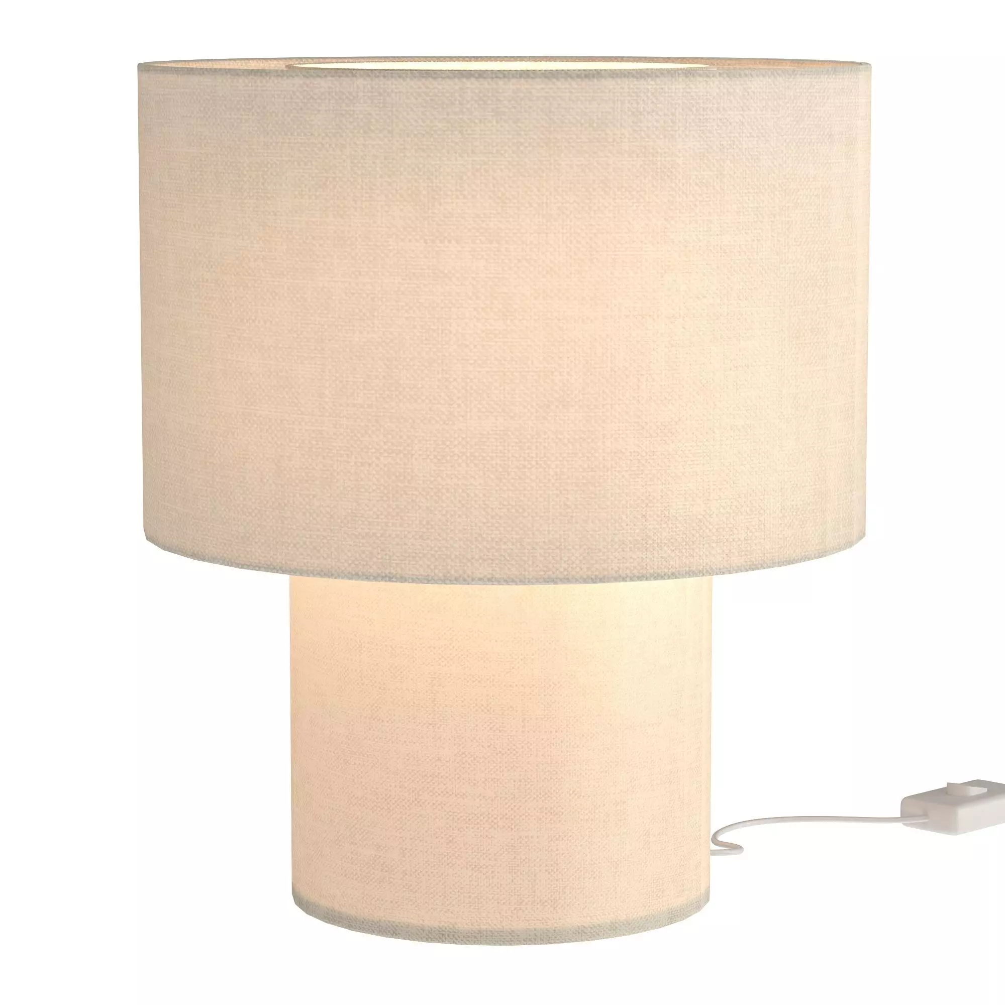 Beige Heron Table Lamp A 3D model_0