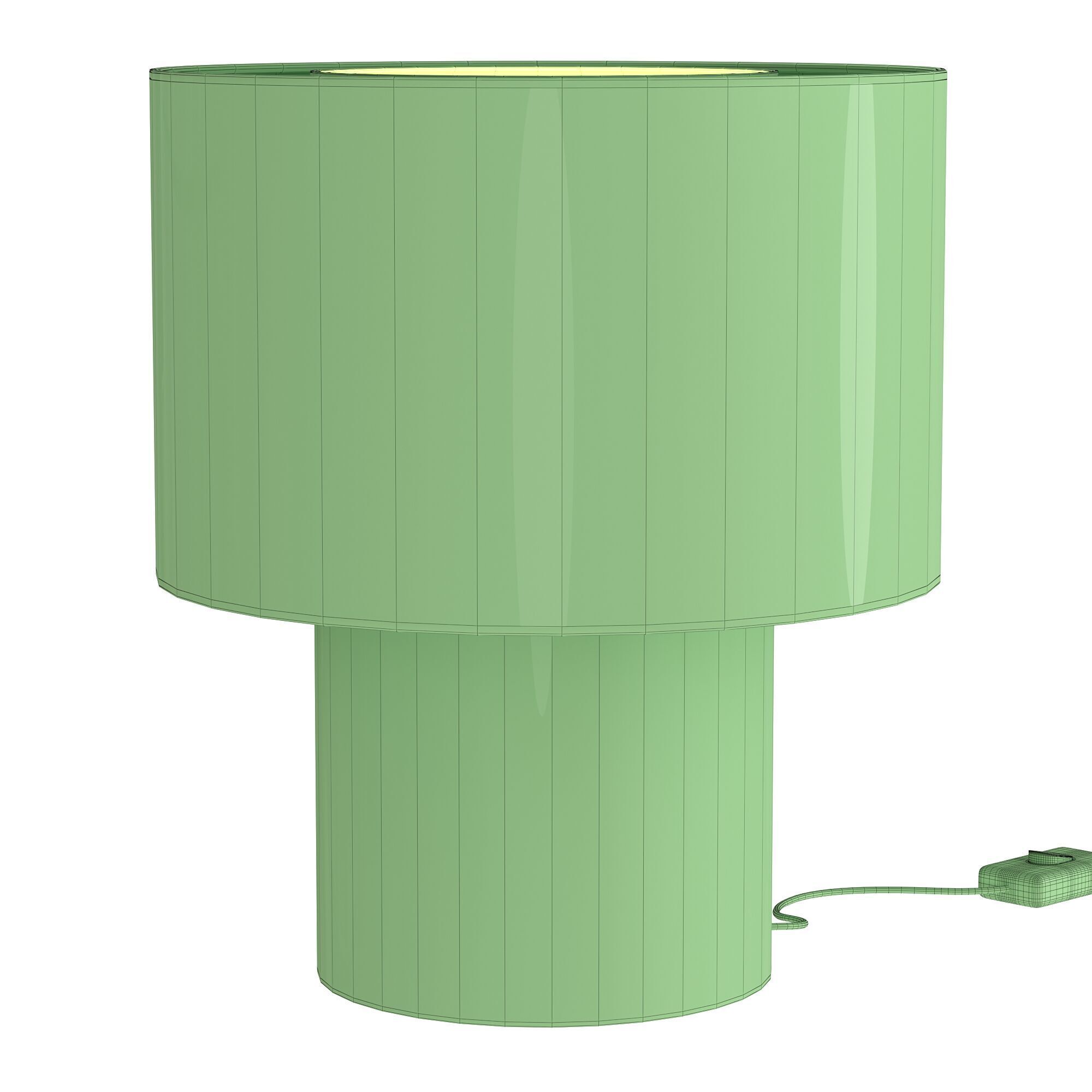 Beige Heron Table Lamp A 3D model_2