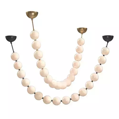 Collier De Perles Chandelier 