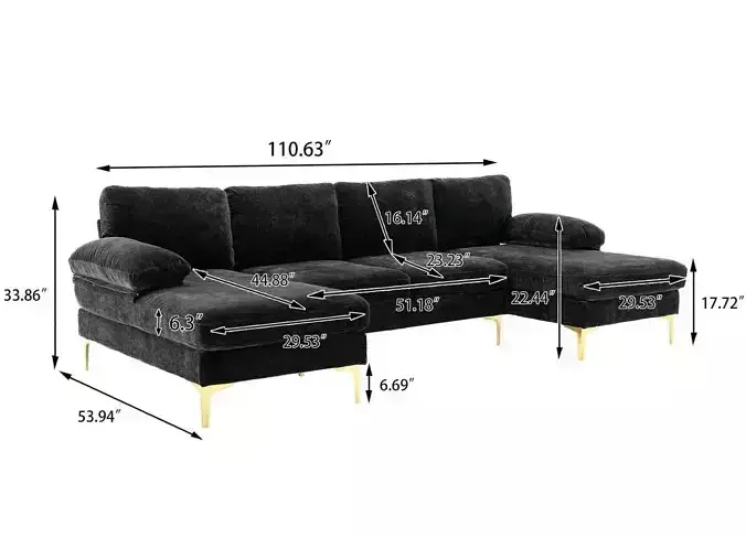 Realistic Sofa Model 27