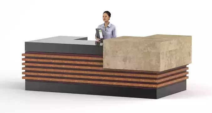 Reception desk