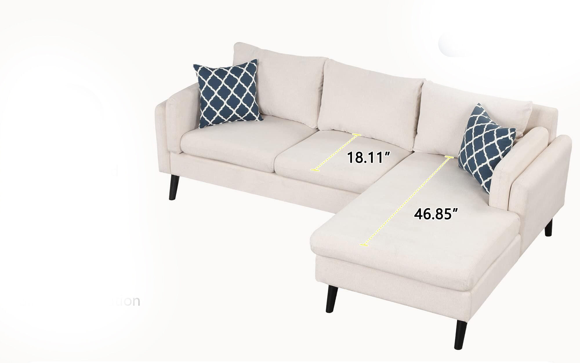 Realistic Sofa Model 21 3D model_2