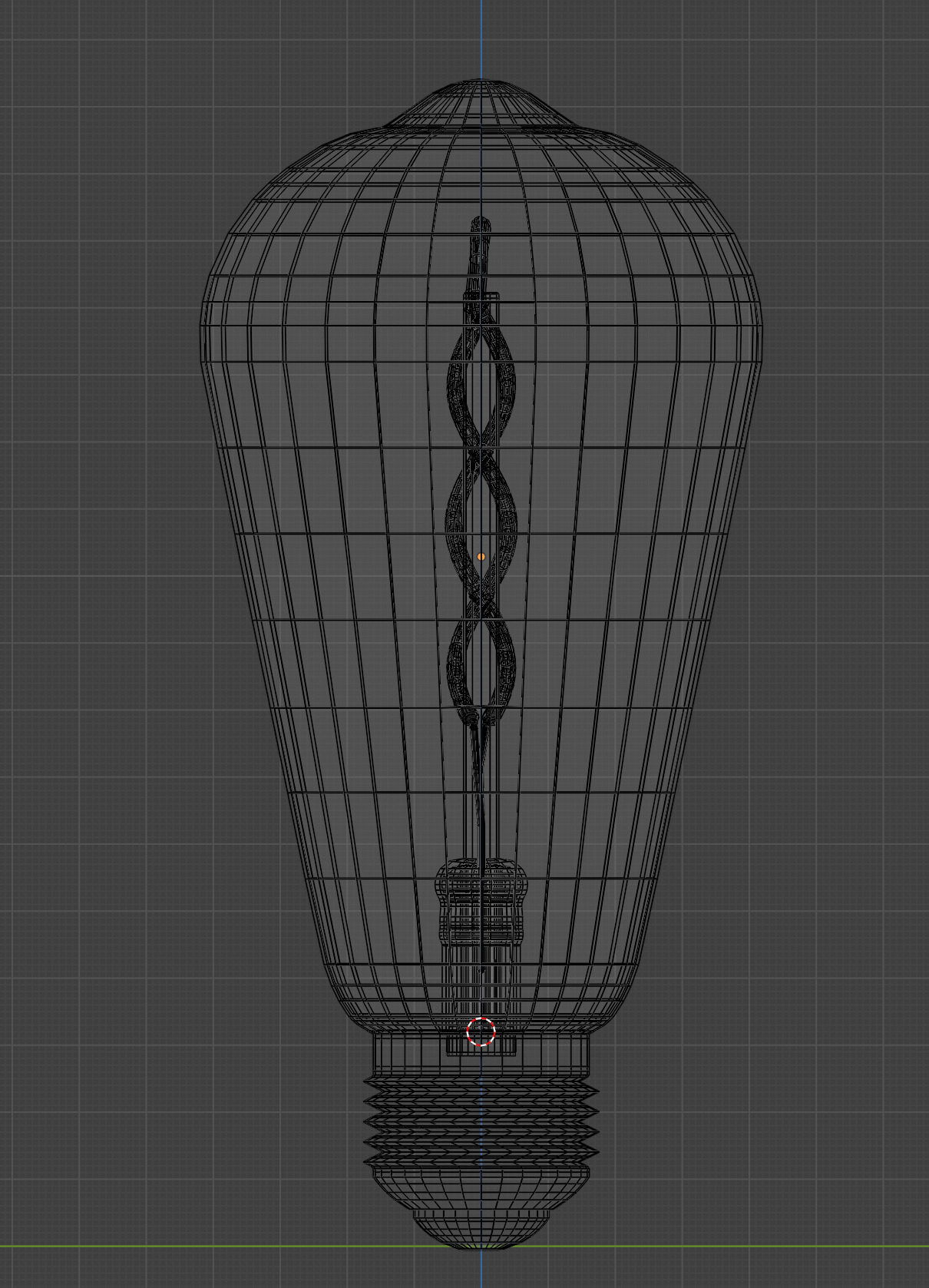 Old lamp posts and wall lamps and emissive vintage bulbs bundle 3D model_24