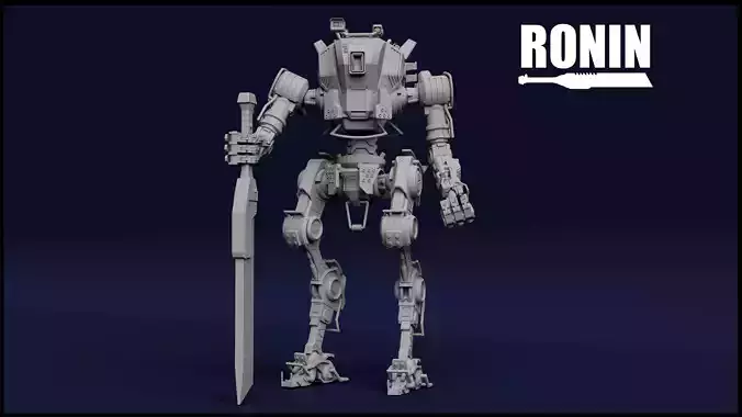 Ronin inspired by Titanfall 2 STL Files for 3D Printing