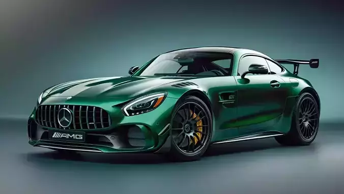 Mercedes AMG GT R 2017 3d Model