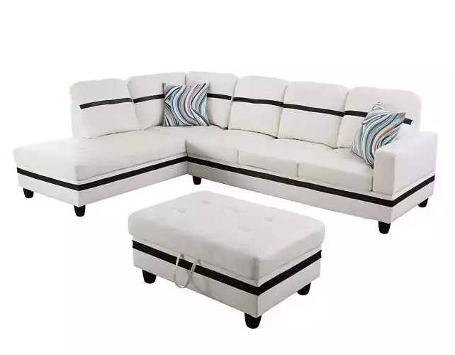 Realistic Sofa Model 08