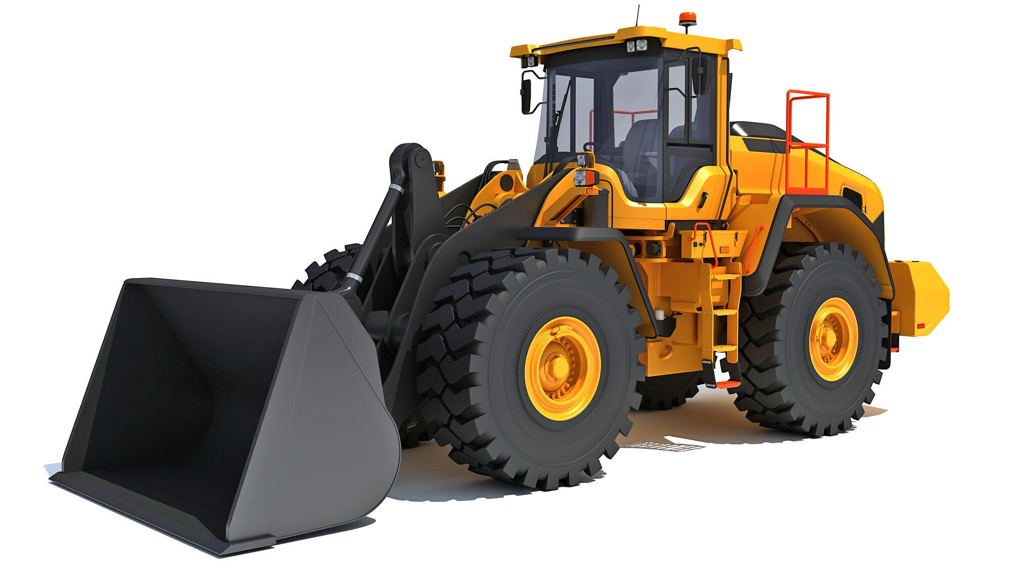 Wheel Loader Construction Machinery 3D model_10