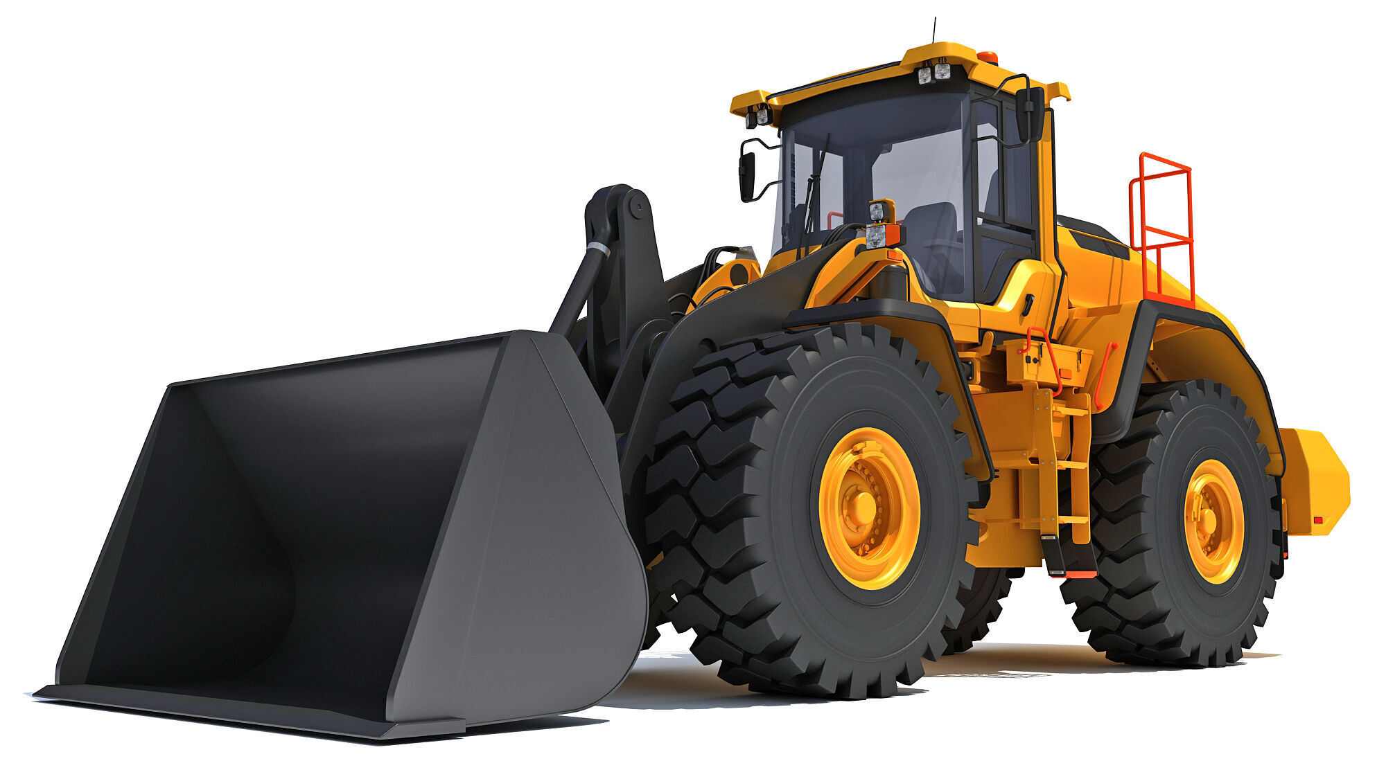 Wheel Loader Construction Machinery 3D model_12