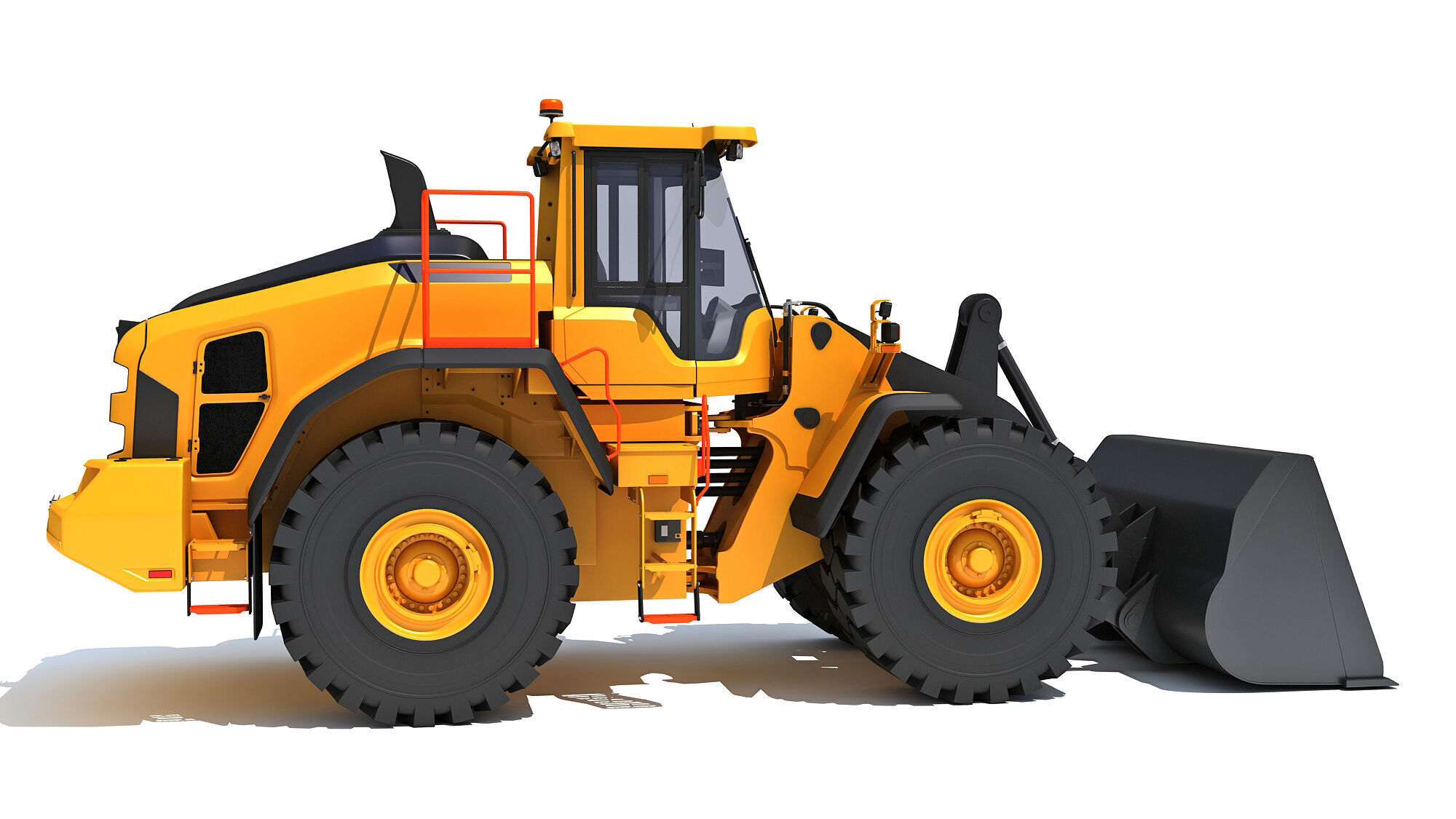 Wheel Loader Construction Machinery 3D model_6