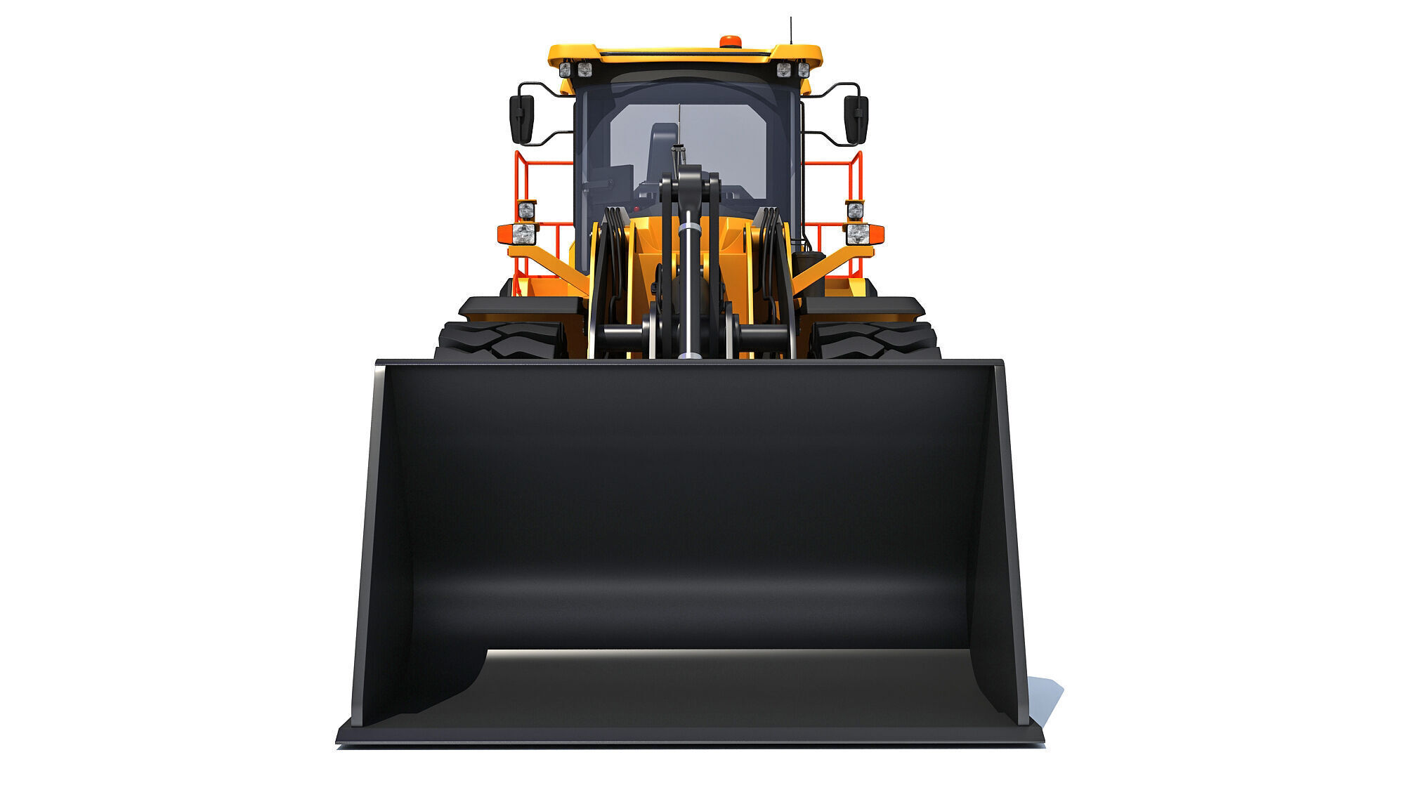 Wheel Loader Construction Machinery 3D model_11