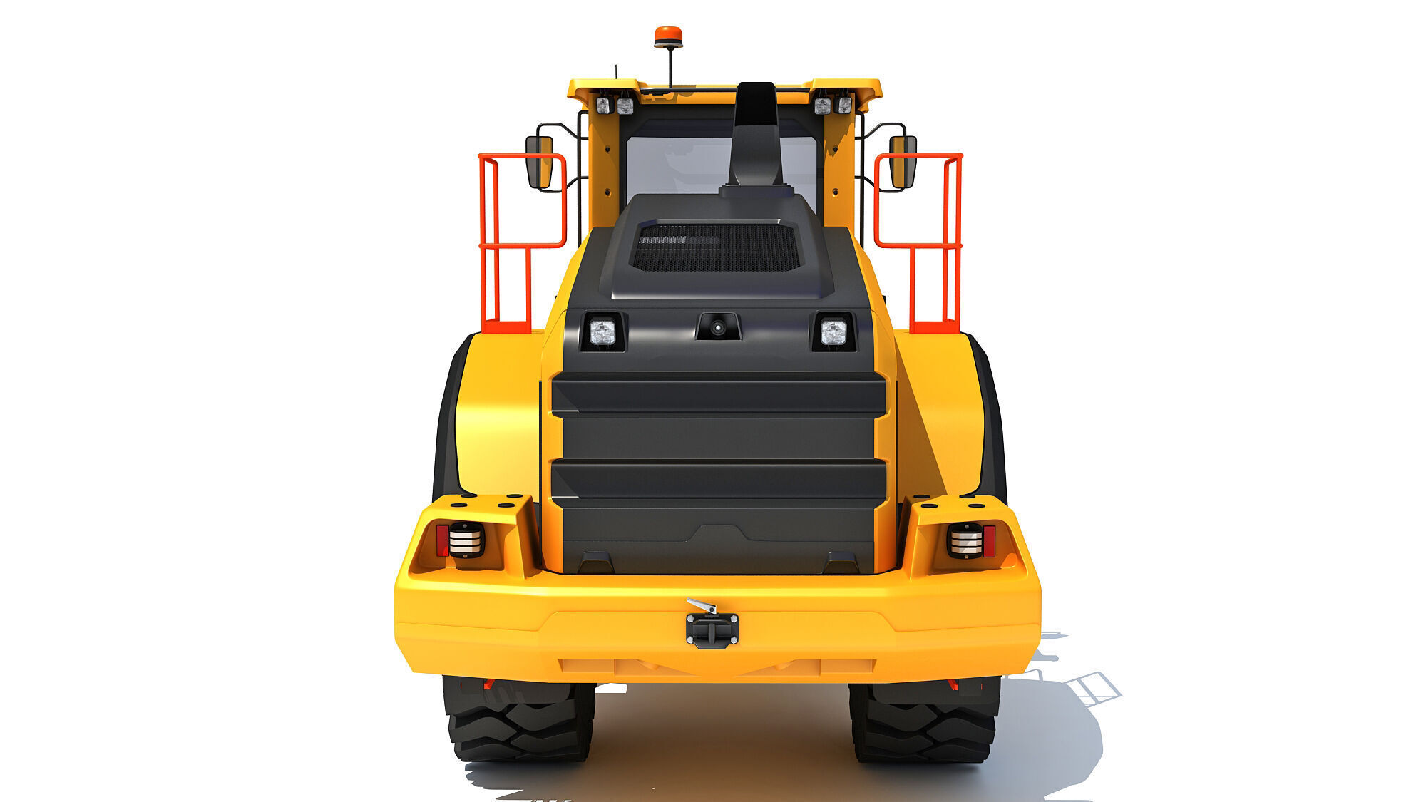 Wheel Loader Construction Machinery 3D model_4