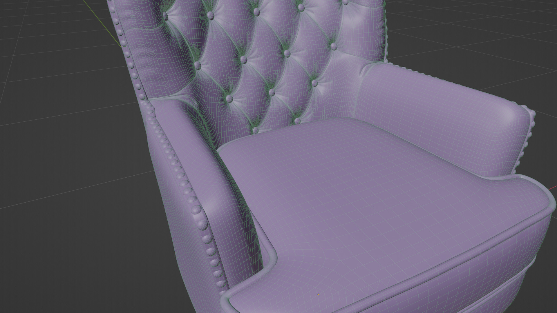 Realistic Sofa Model 02 3D model_3