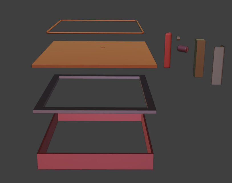 Realistic Muay Thai Fighter in a Boxing Ring Base print ready 3D print model_20