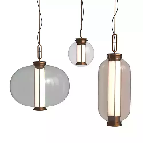 Pendant lamp Delight Collection Bia B amber