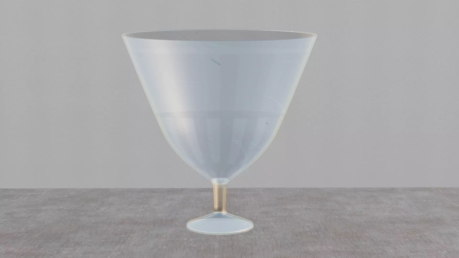Realistic Transparent Glass 3D Model  Game Ready PBR Low Poly 3D model_0