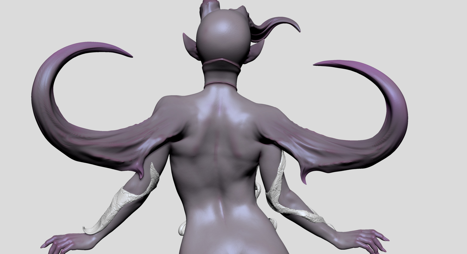 Fantasy Female Model A 3D model_6