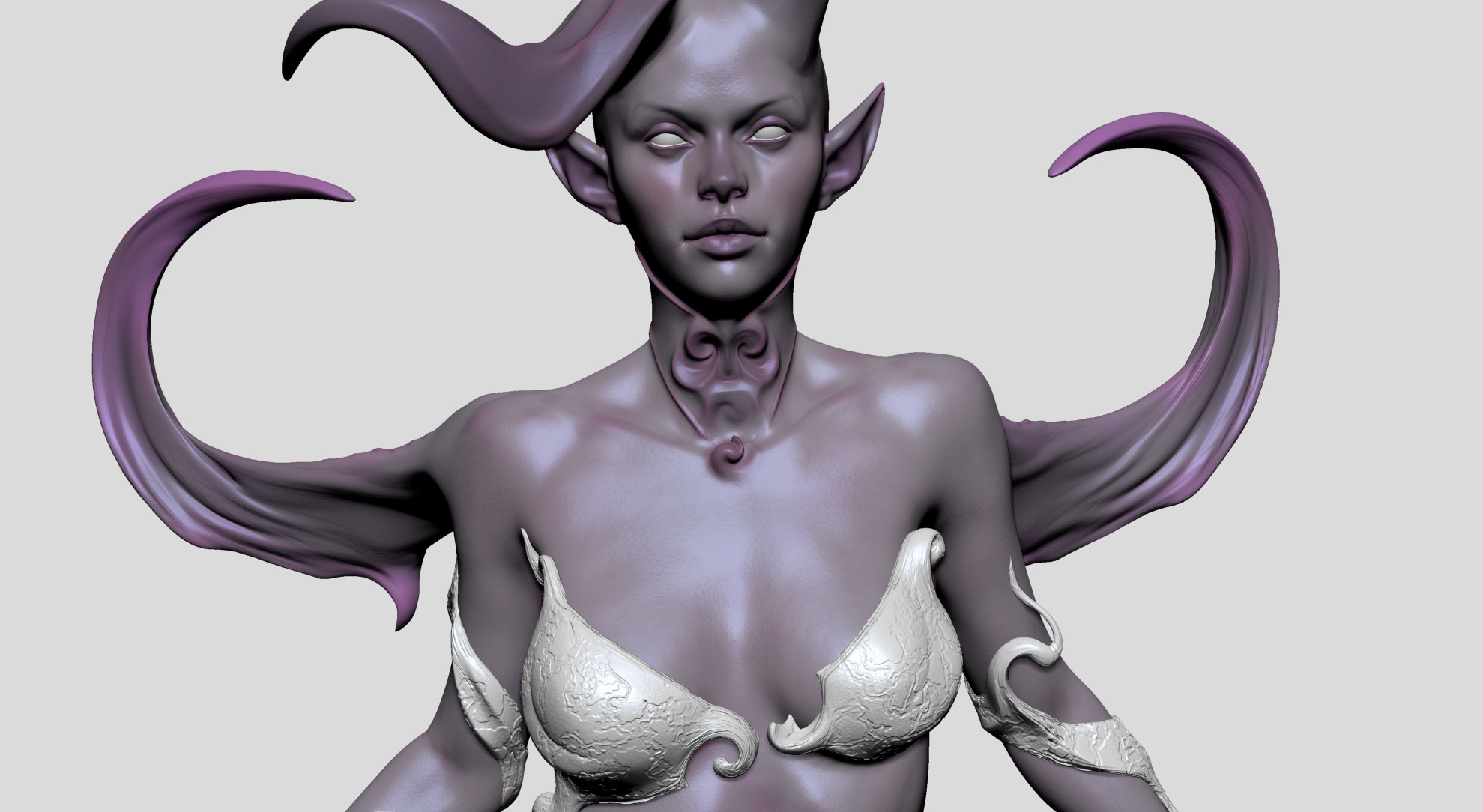 Fantasy Female Model A 3D model_4