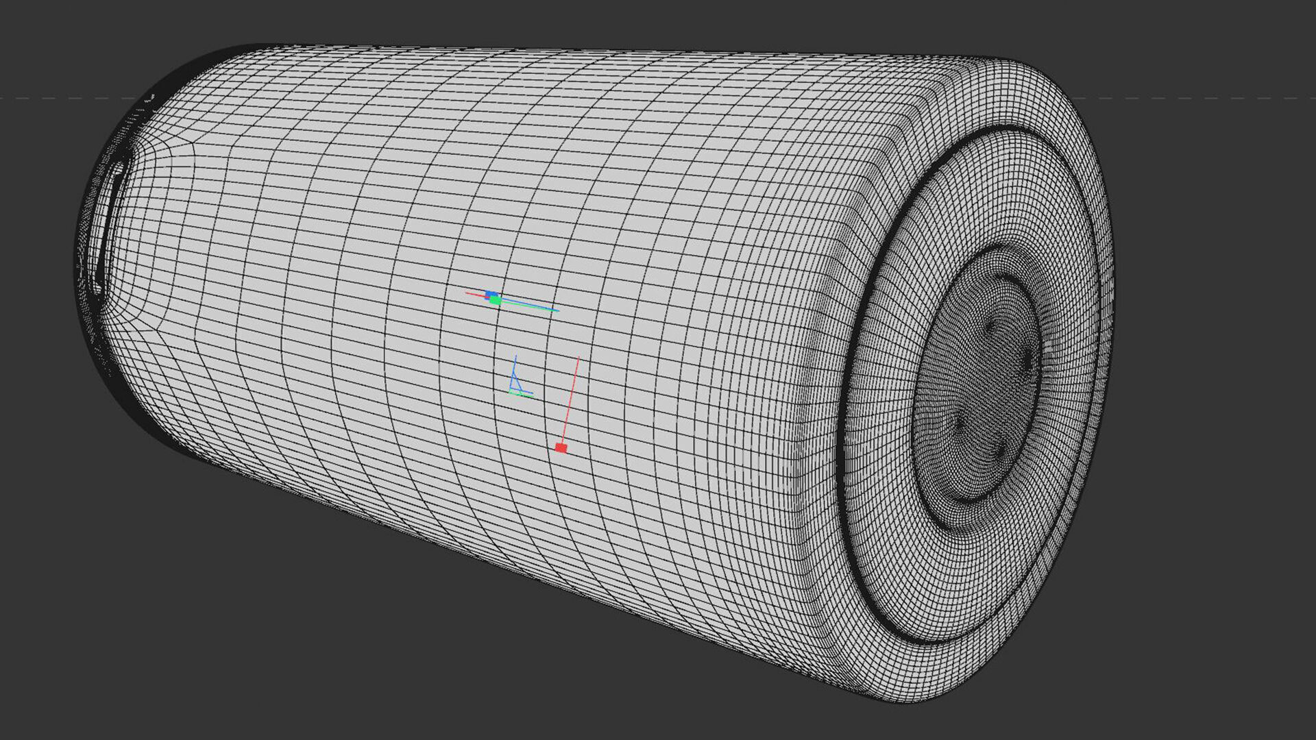 C Battery Cell with Type C USB 3D model_16