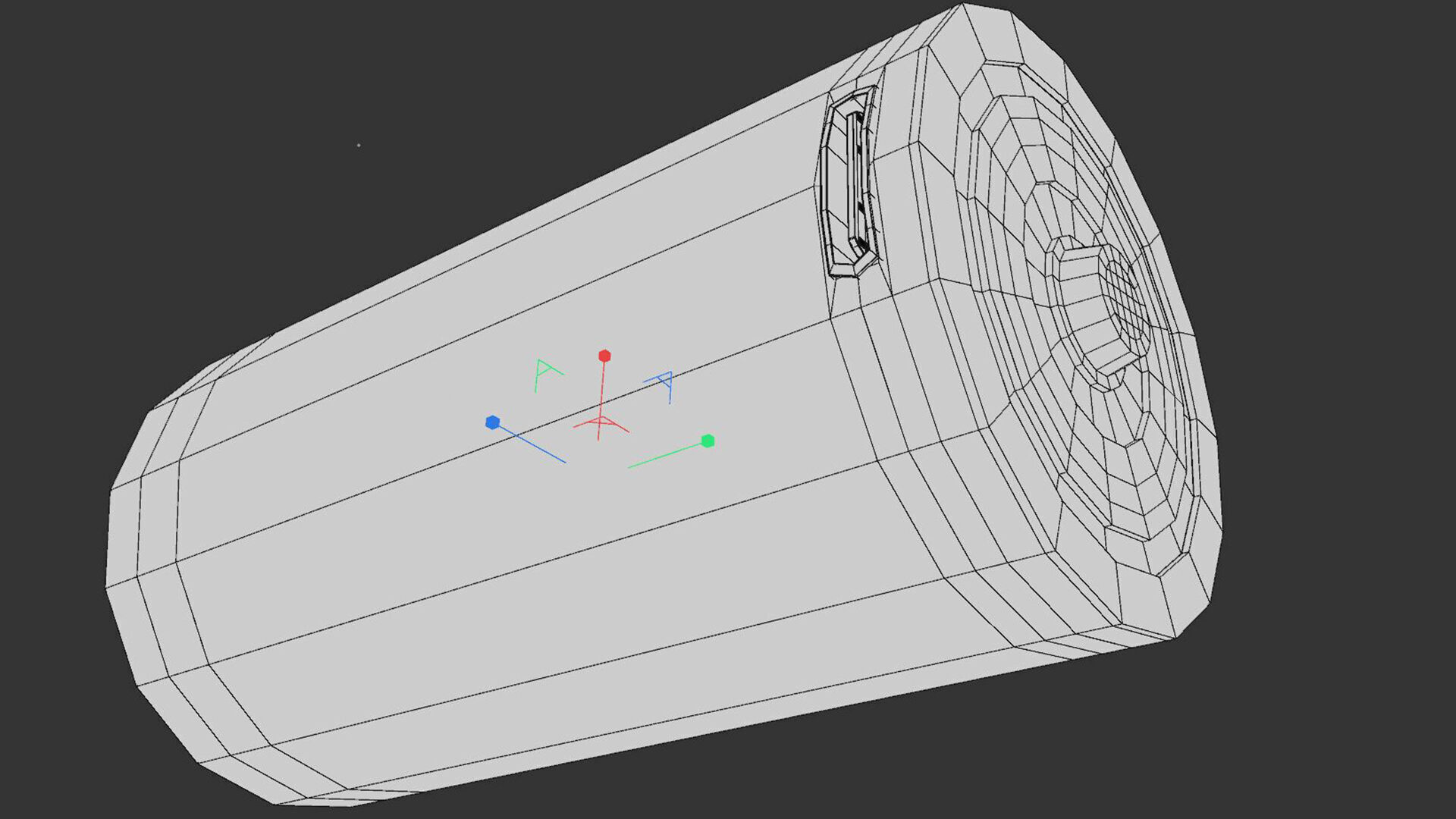 C Battery Cell with Type C USB 3D model_15