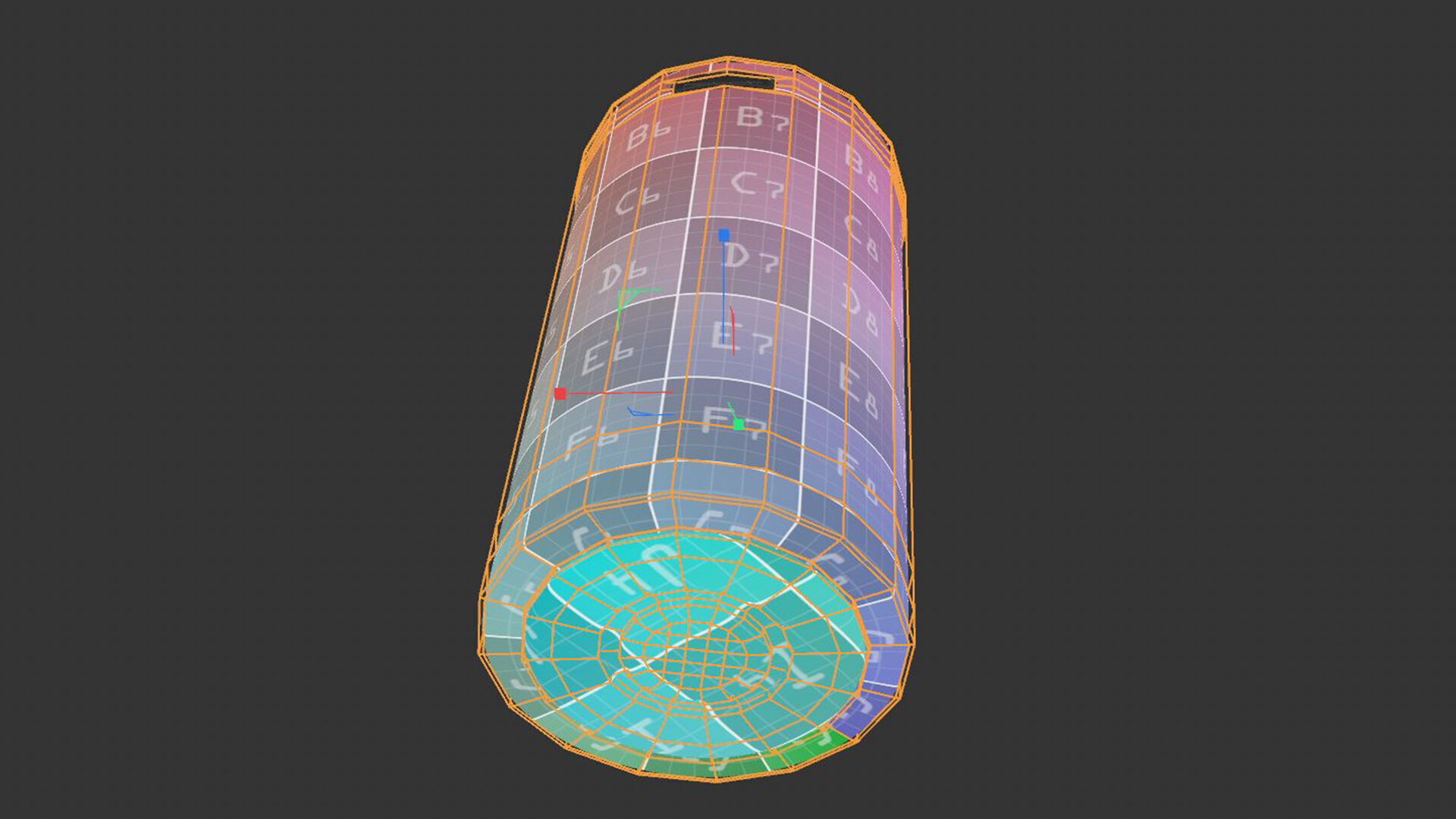 C Battery Cell with Type C USB 3D model_19