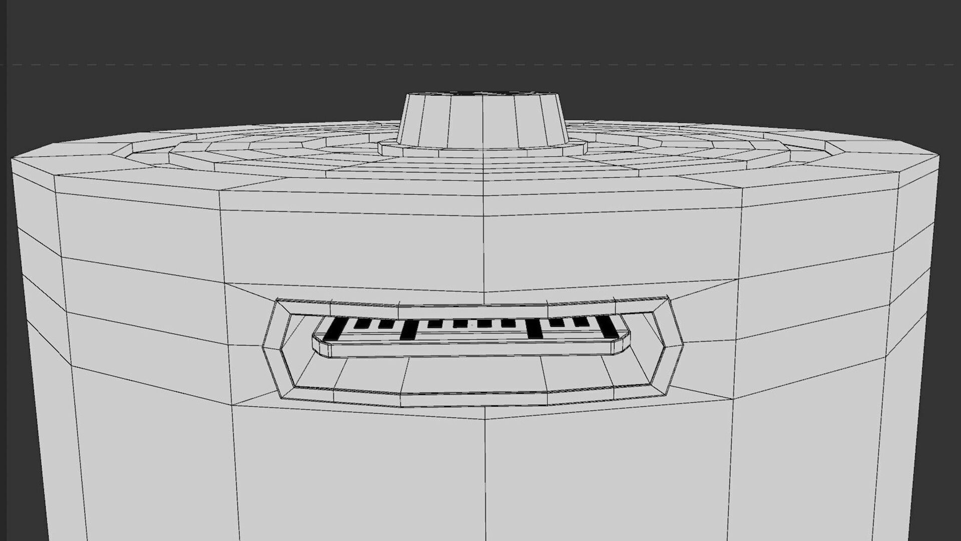 C Battery Cell with Type C USB 3D model_13