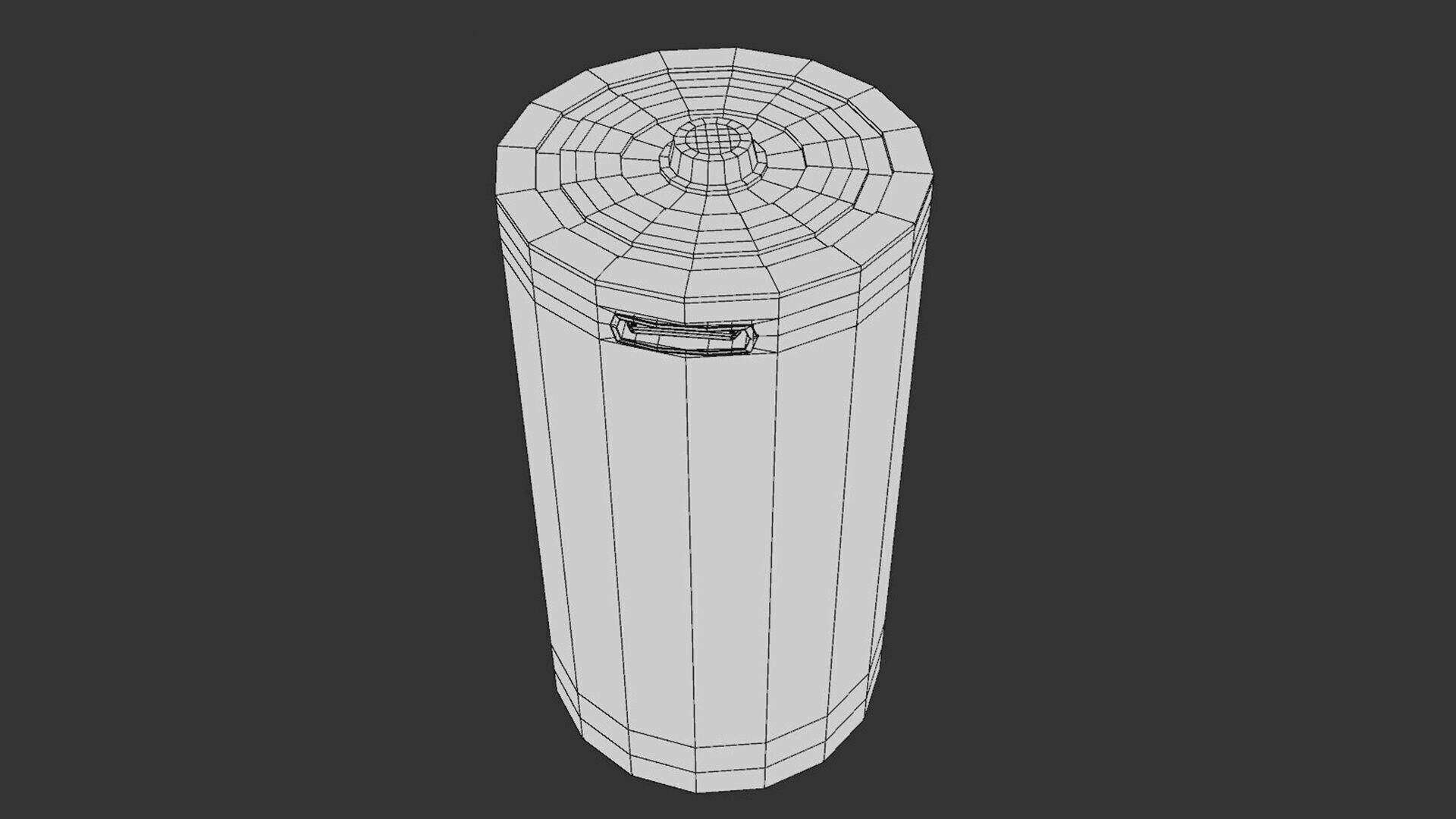 C Battery Cell with Type C USB 3D model_12