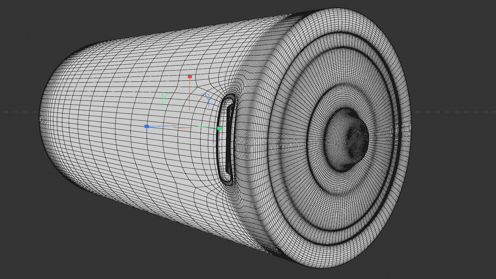 C Battery Cell with Type C USB 3D model_17