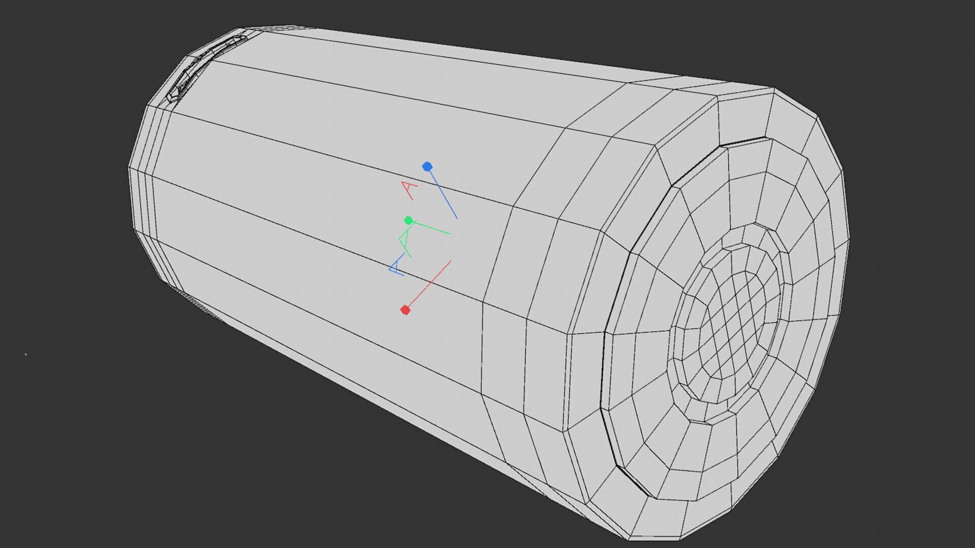 C Battery Cell with Type C USB 3D model_14