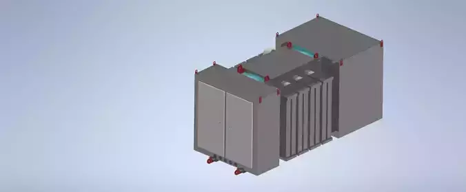 2000KVA 15KV-550V MINISUB  3D model