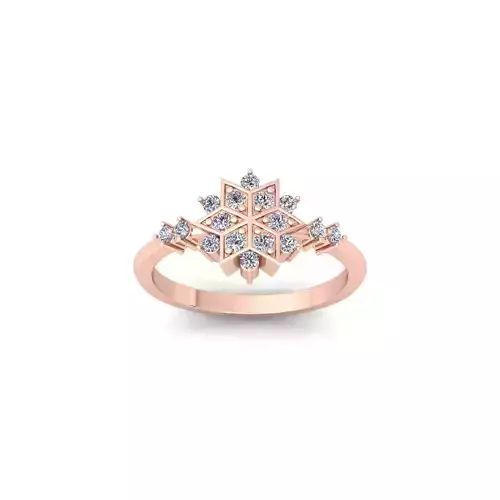 Fancy Gemstone Ring 11 3d Model and Render 3D print model