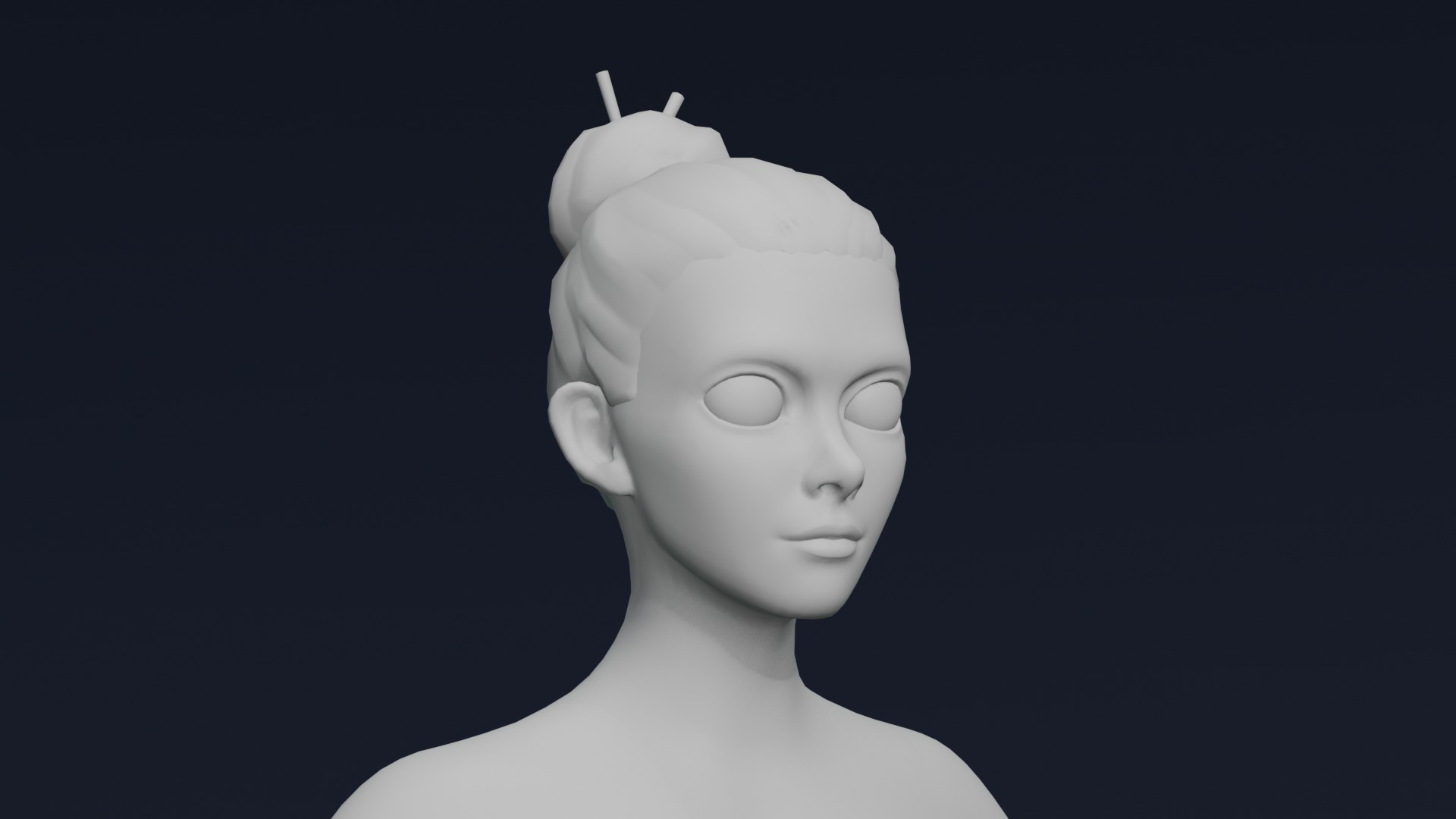 Stylized Human Body Base Mesh 3D Model 3D Model Collection_35