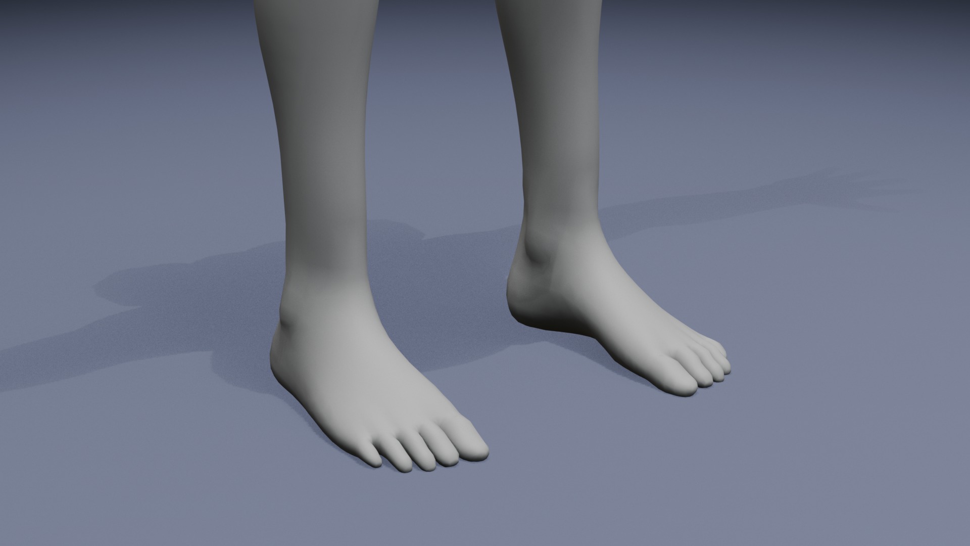 Stylized Human Body Base Mesh 3D Model 3D Model Collection_85