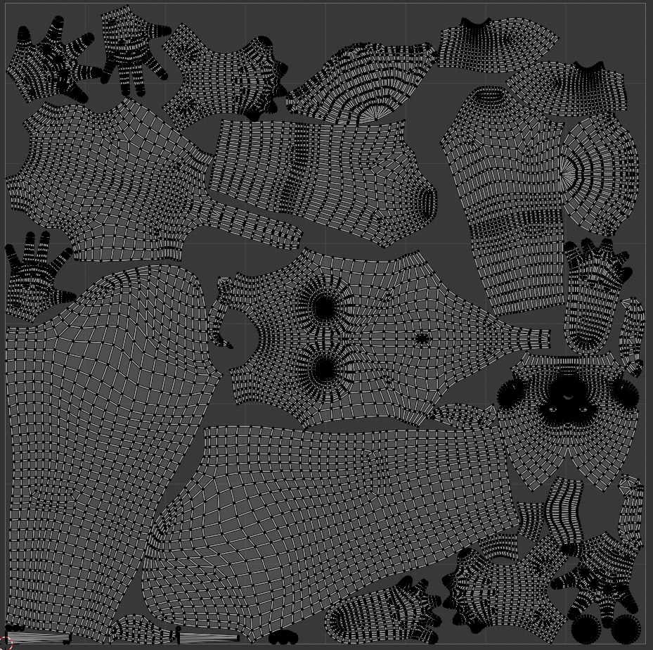 Stylized Human Body Base Mesh 3D Model 3D Model Collection_53