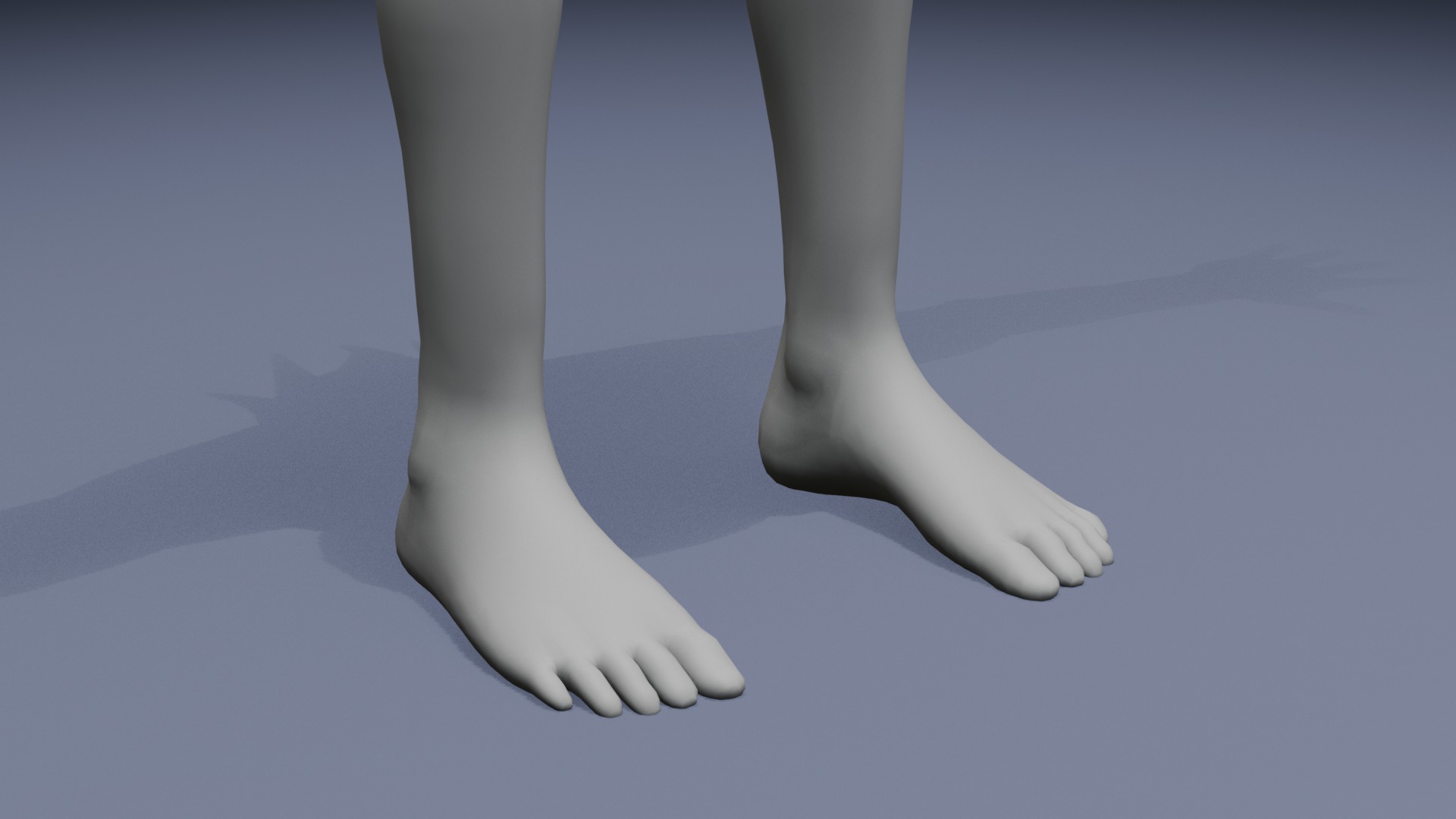 Stylized Human Body Base Mesh 3D Model 3D Model Collection_64