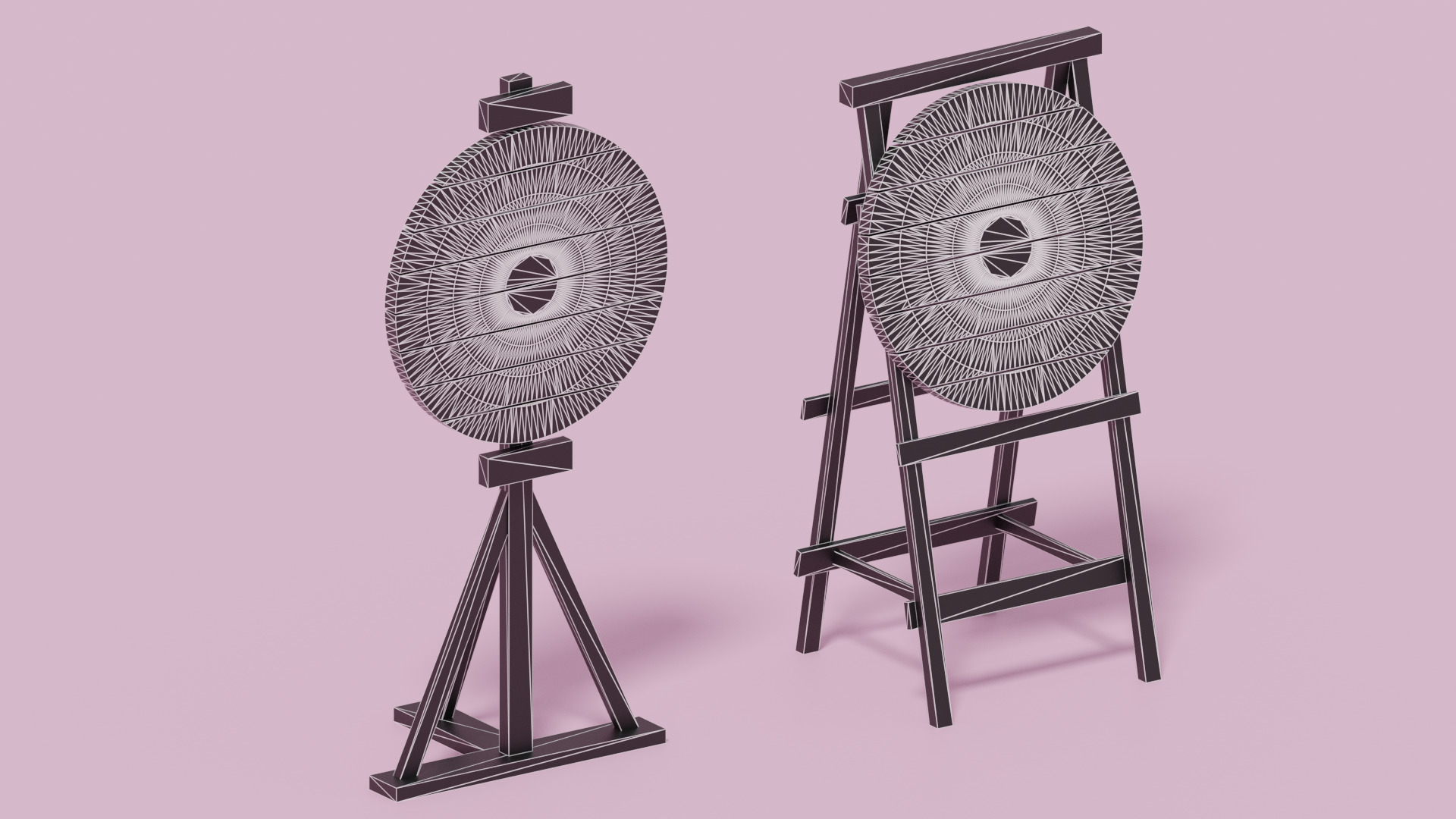 Archery Target 3D model_8