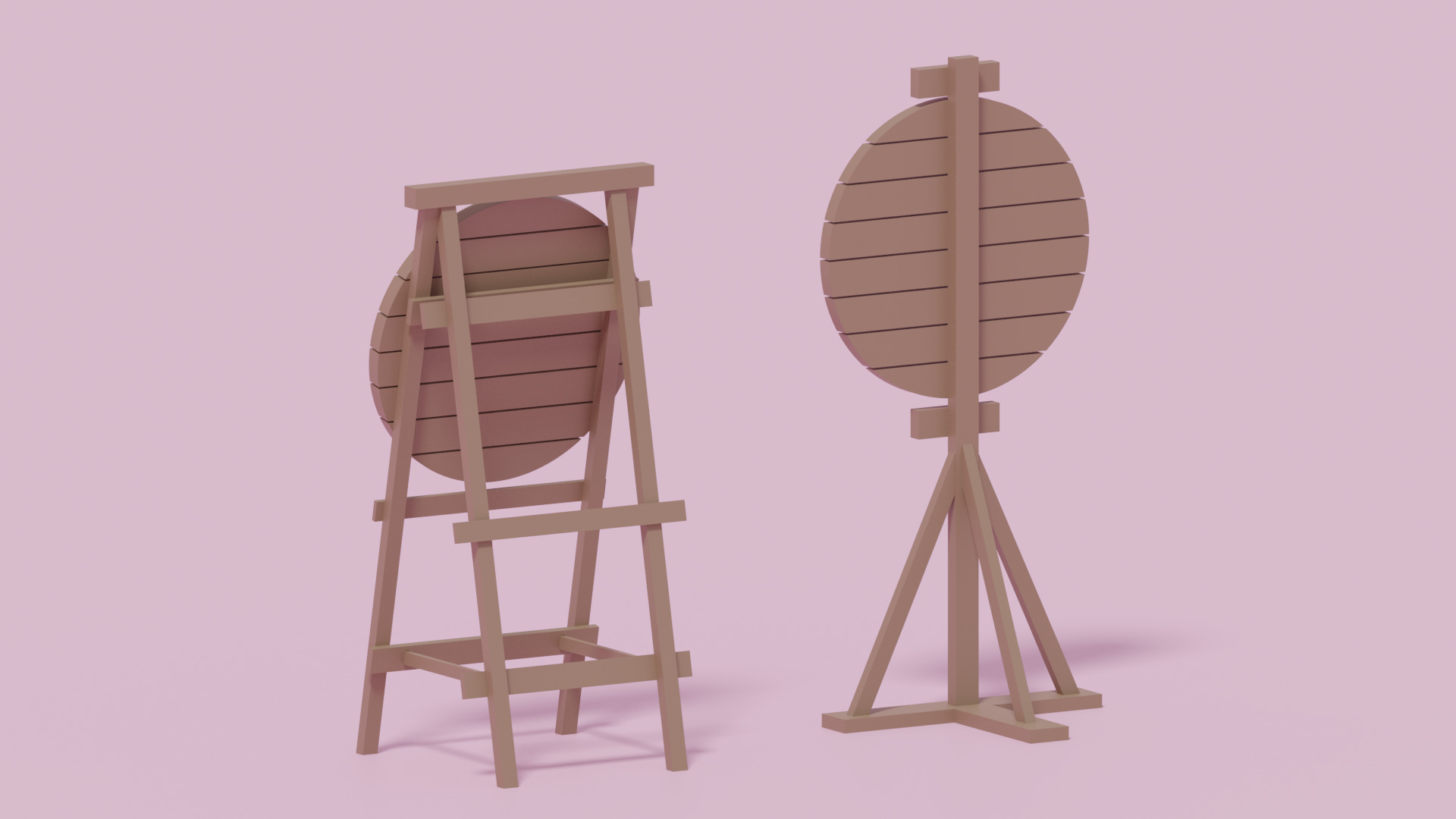 Archery Target 3D model_6