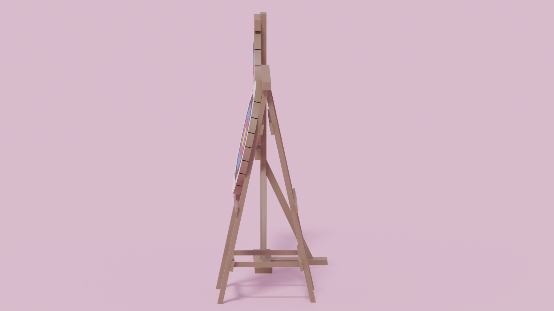 Archery Target 3D model_4