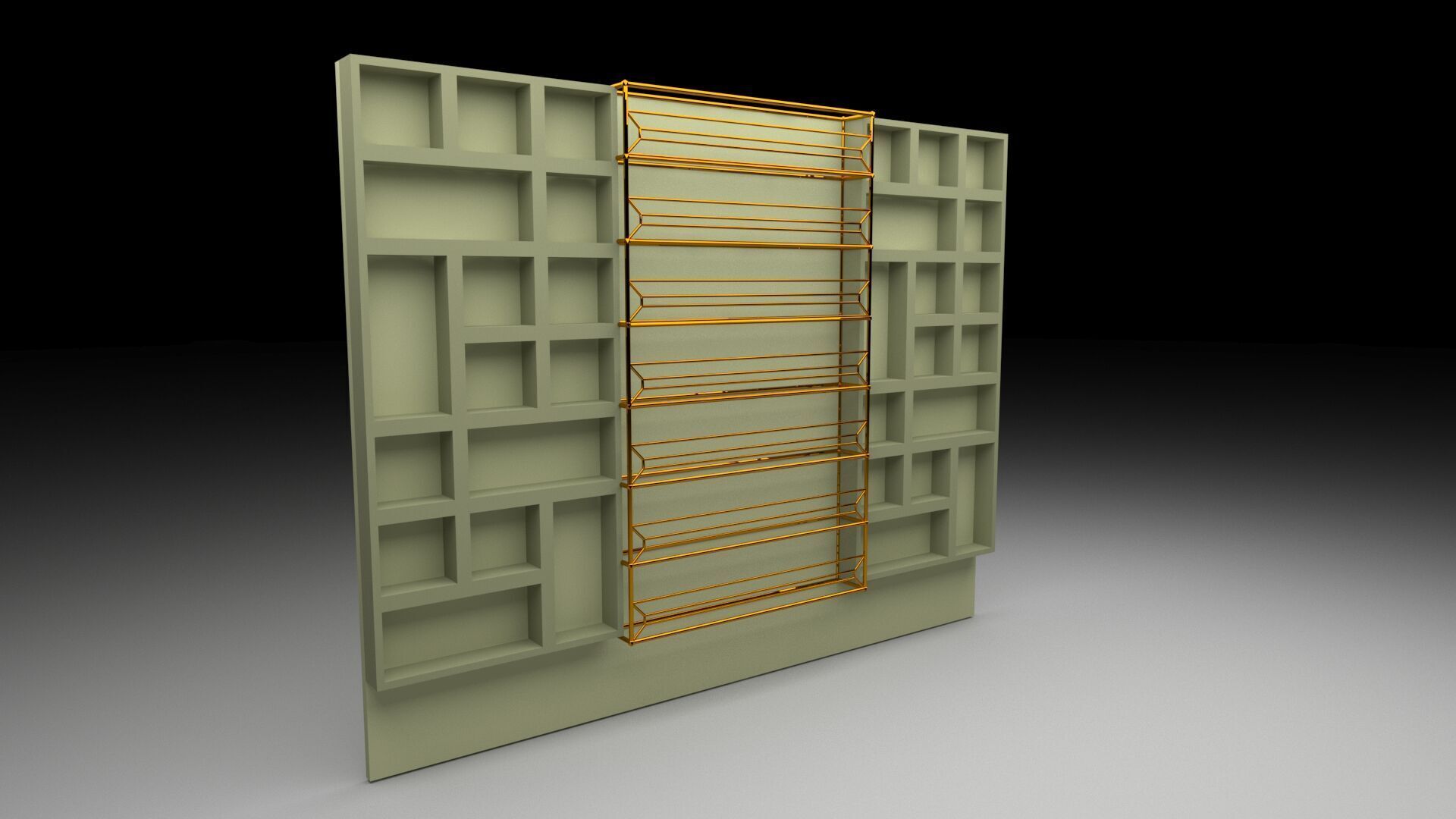 Interior Wall Panel 3D model_10