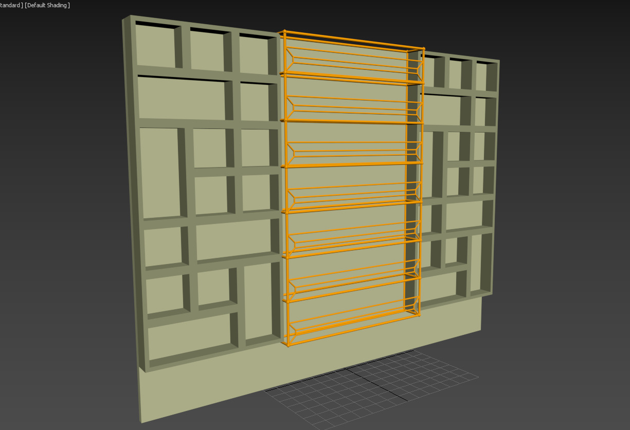 Interior Wall Panel 3D model_5