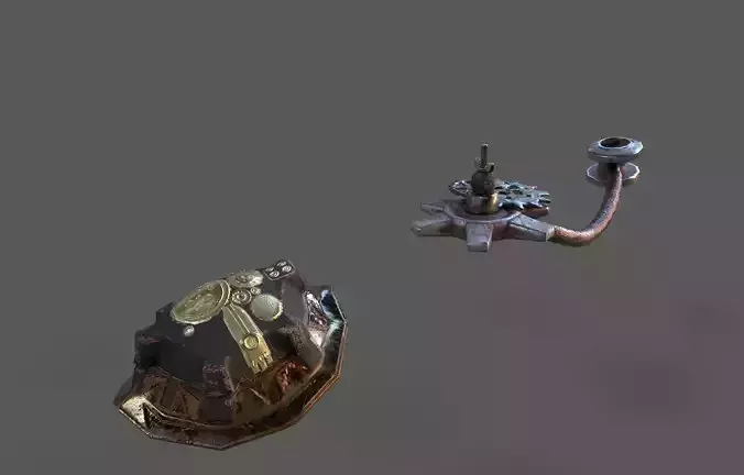  Steampunk  Shoulder pad