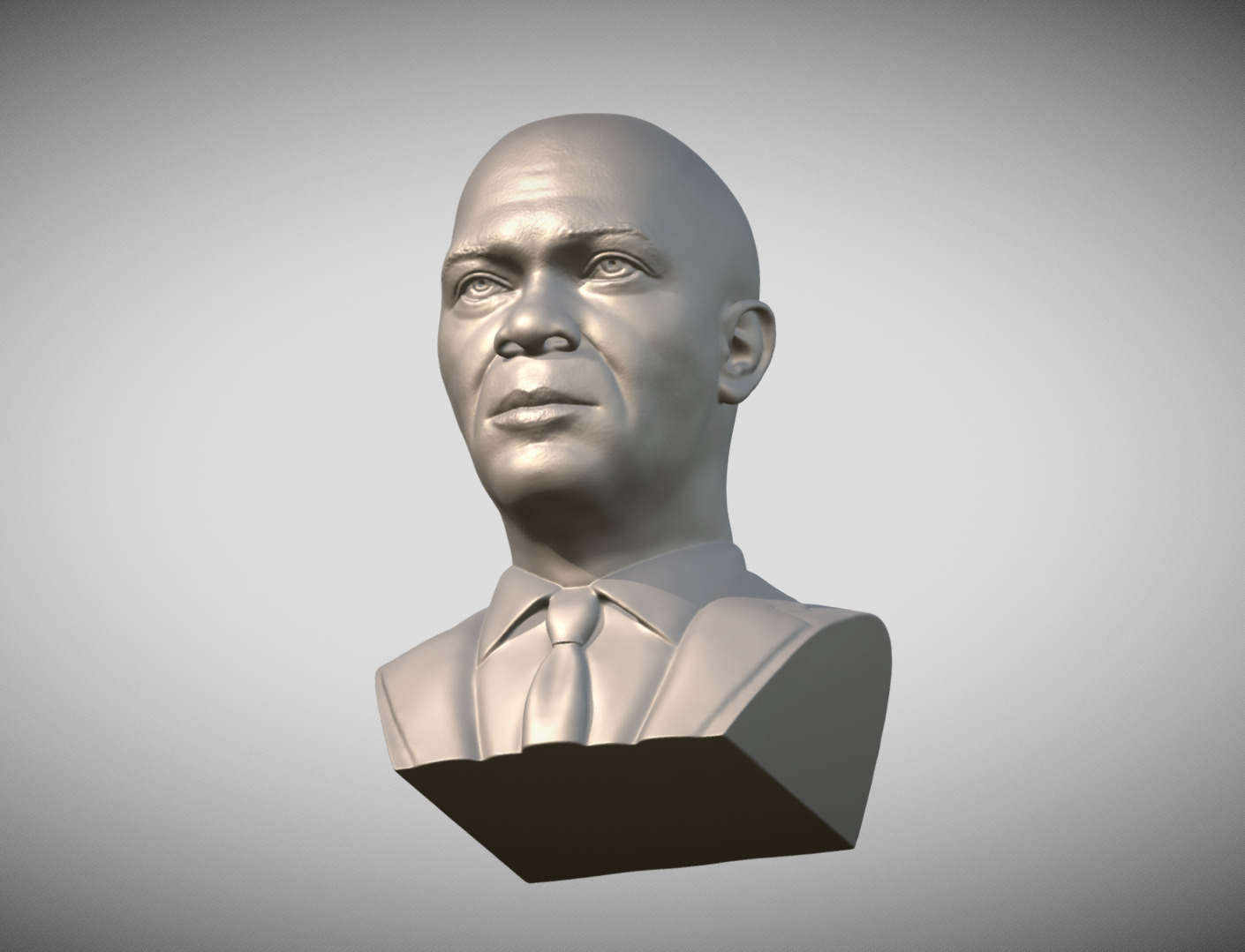 Samuel L Jackson bust 3D print model_13
