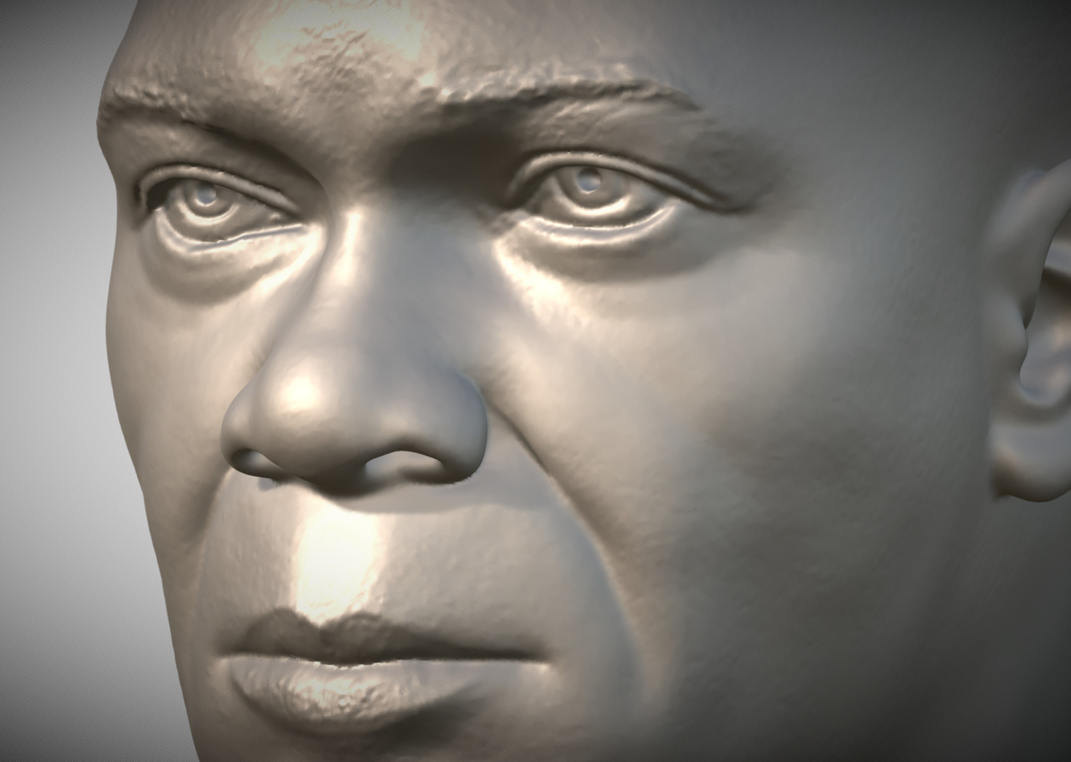 Samuel L Jackson bust 3D print model_11