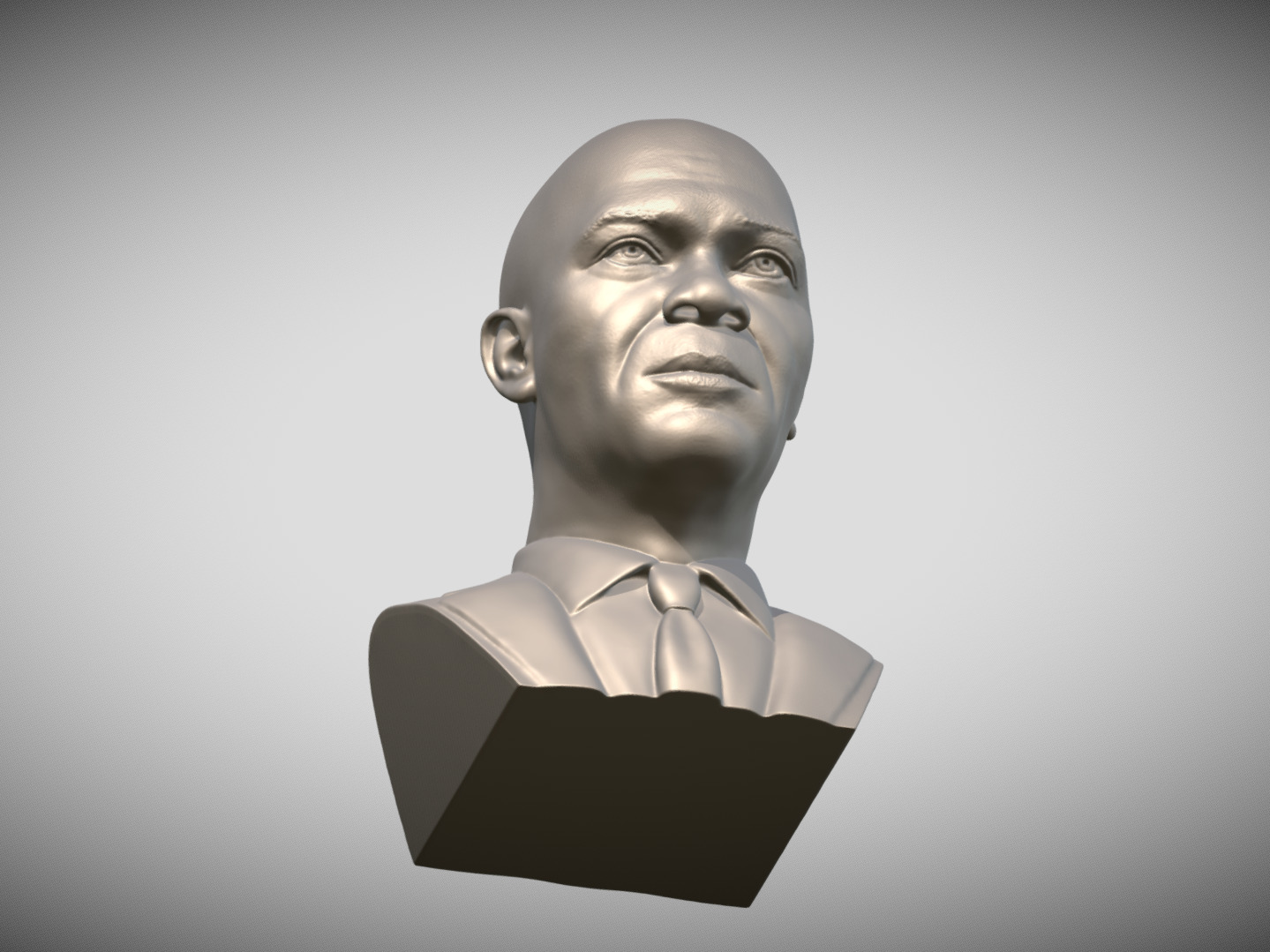 Samuel L Jackson bust 3D print model_12