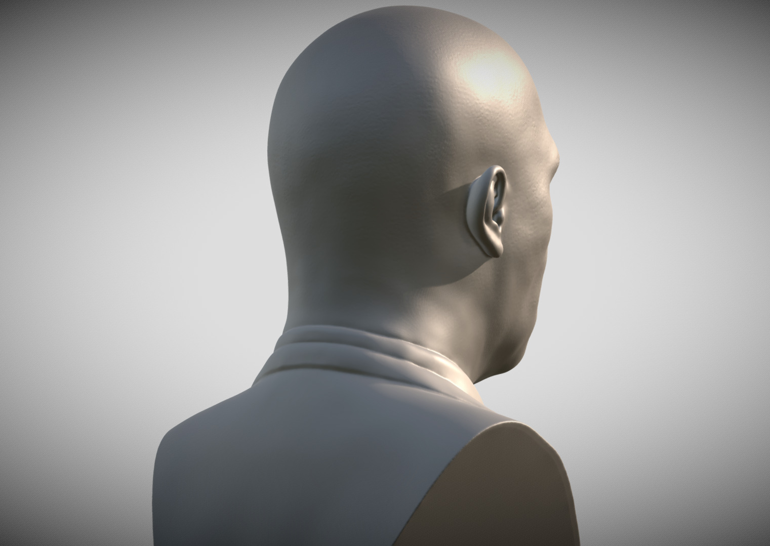 Samuel L Jackson bust 3D print model_5