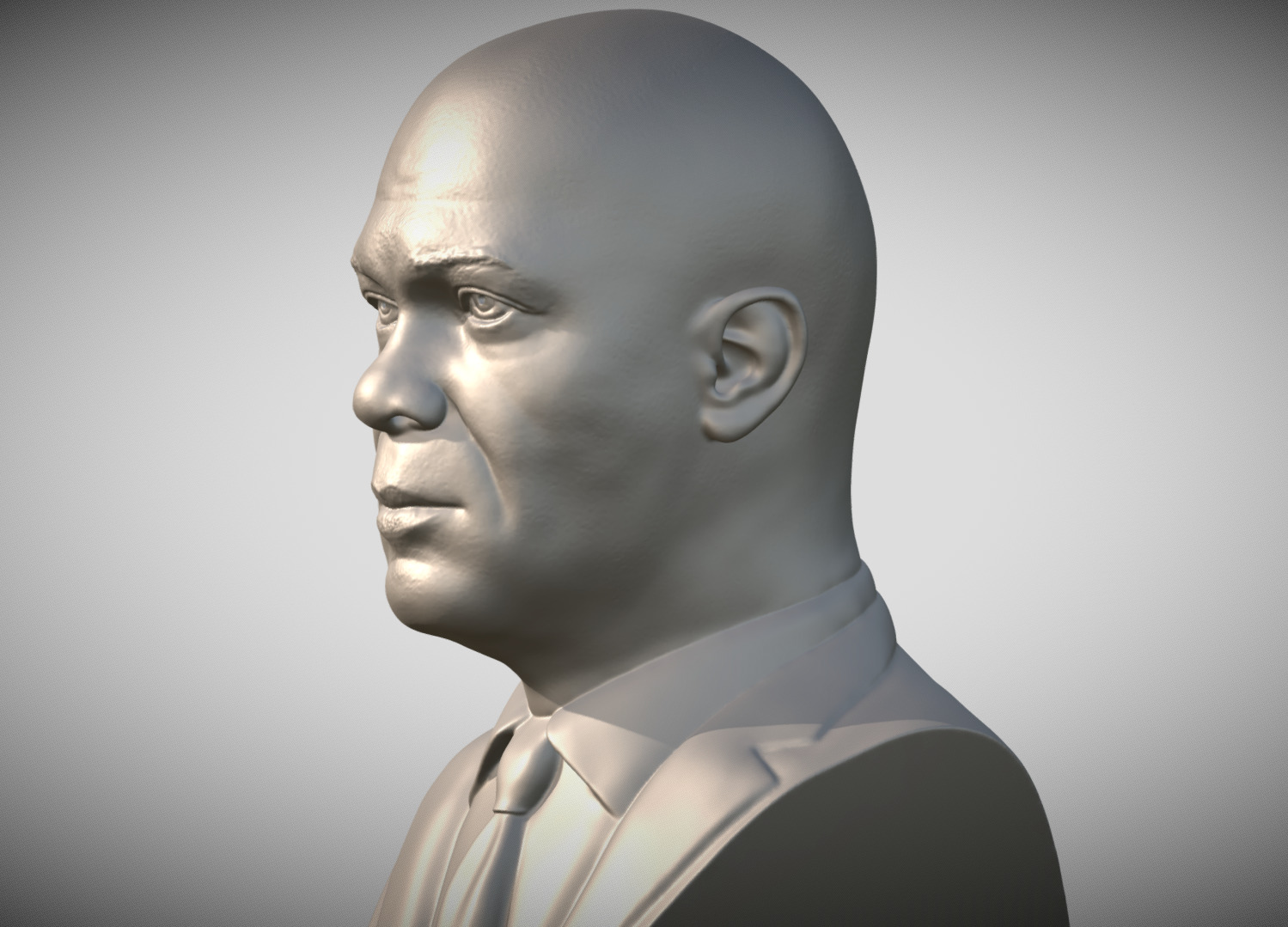 Samuel L Jackson bust 3D print model_2