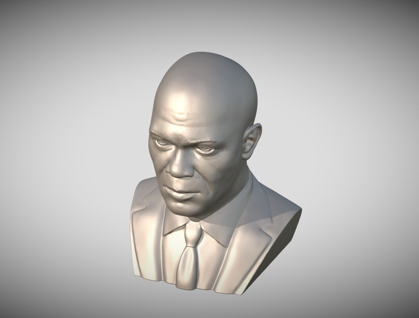 Samuel L Jackson bust 3D print model_15