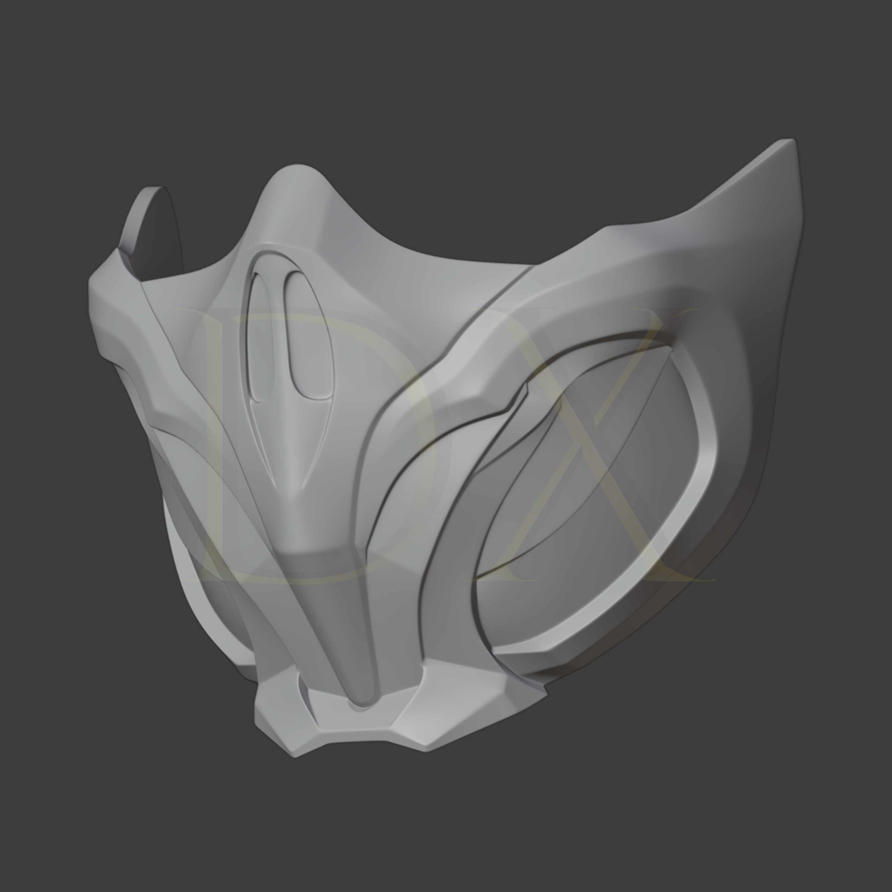 Scorpion Mask MK 11 3D print model_3