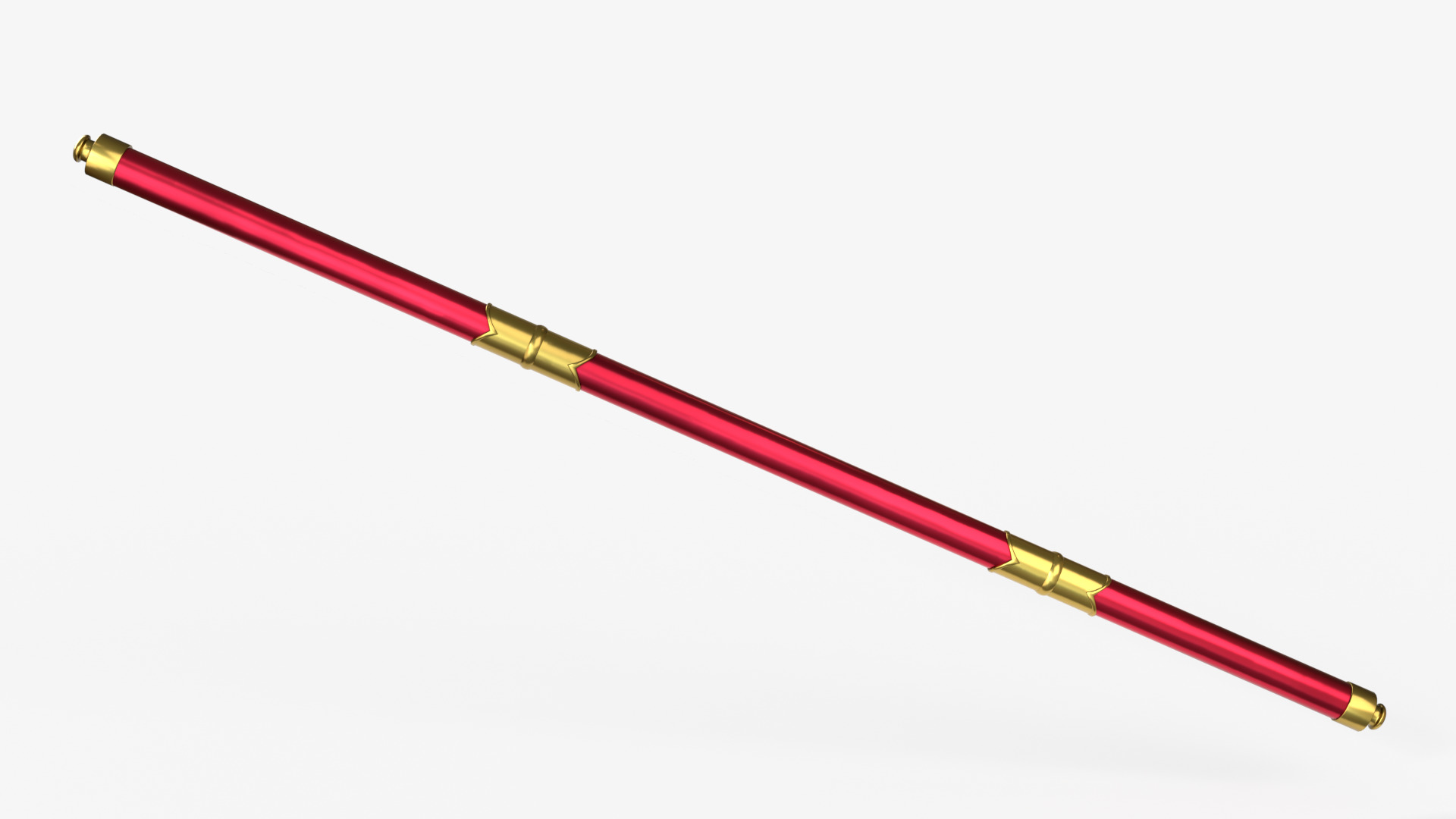 Japanese Spears Collections Red 3D model_4